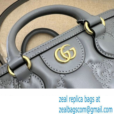 Gucci GG Matelasse mini top handle bag 728309 Gray 2023
