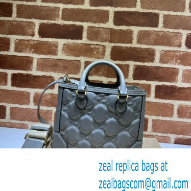 Gucci GG Matelasse mini top handle bag 728309 Gray 2023