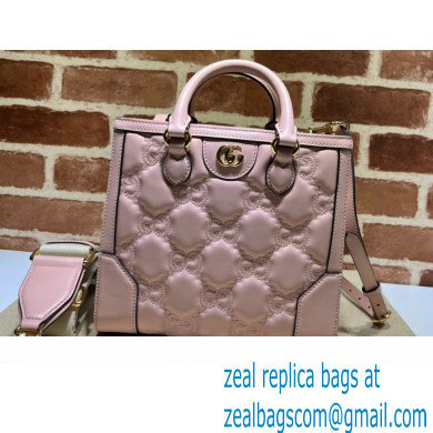 Gucci GG Matelasse mini top handle bag 728309 Pink 2023