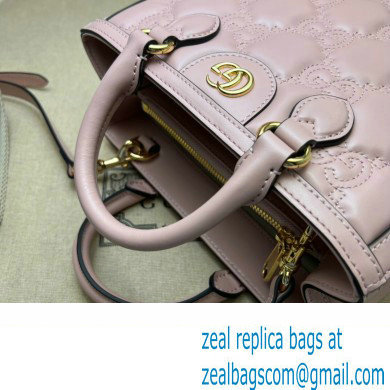 Gucci GG Matelasse mini top handle bag 728309 Pink 2023
