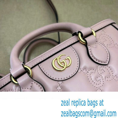 Gucci GG Matelasse mini top handle bag 728309 Pink 2023