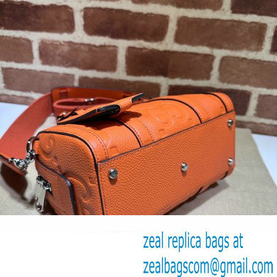 Gucci Jumbo GG mini duffle bag 725292 Orange 2023