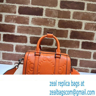 Gucci Jumbo GG mini duffle bag 725292 Orange 2023