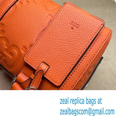 Gucci Jumbo GG mini duffle bag 725292 Orange 2023