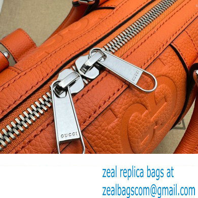 Gucci Jumbo GG mini duffle bag 725292 Orange 2023