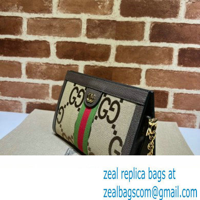 Gucci Ophidia jumbo GG small shoulder bag 503877 coffee 2023