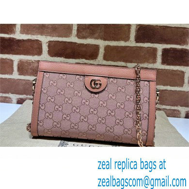 Gucci Ophidia jumbo GG small shoulder bag 503877 pink 2023