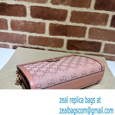 Gucci Ophidia jumbo GG small shoulder bag 503877 pink 2023