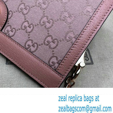 Gucci Ophidia jumbo GG small shoulder bag 503877 pink 2023