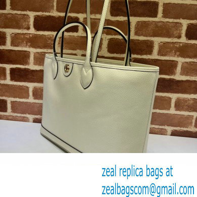 Gucci Ophidia medium tote bag 739730 Leather White 2023 - Click Image to Close