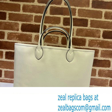 Gucci Ophidia medium tote bag 739730 Leather White 2023 - Click Image to Close