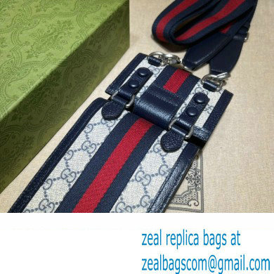 Gucci Ophidia mini bag and detachable wallet 699173 Blue 2023