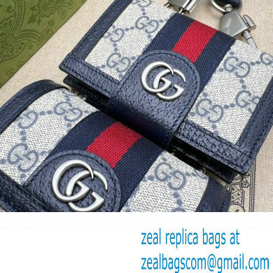 Gucci Ophidia mini bag and detachable wallet 699173 Blue 2023