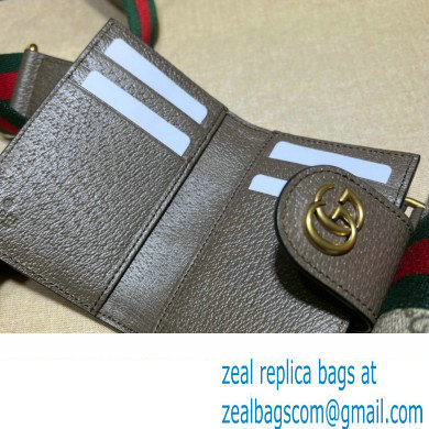Gucci Ophidia mini bag and detachable wallet 699173 Coffee 2023