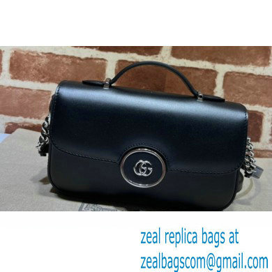Gucci Petite GG mini shoulder bag 739722 Black 2023