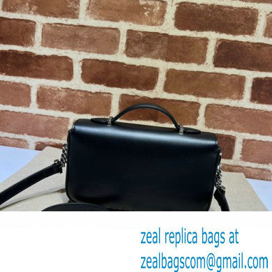 Gucci Petite GG mini shoulder bag 739722 Black 2023