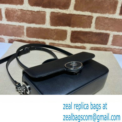 Gucci Petite GG mini shoulder bag 739722 Black 2023
