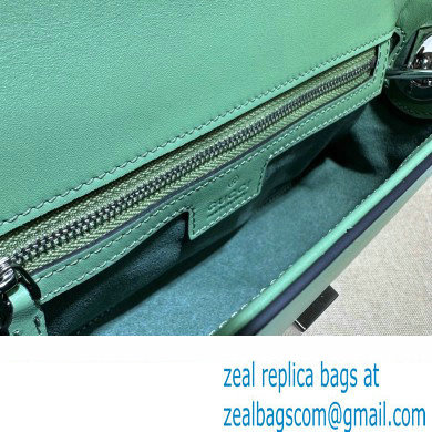 Gucci Petite GG mini shoulder bag 739722 Light Green 2023