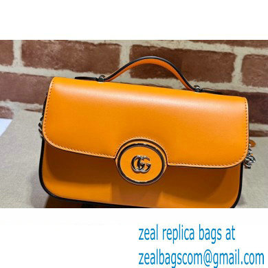 Gucci Petite GG mini shoulder bag 739722 Orange 2023