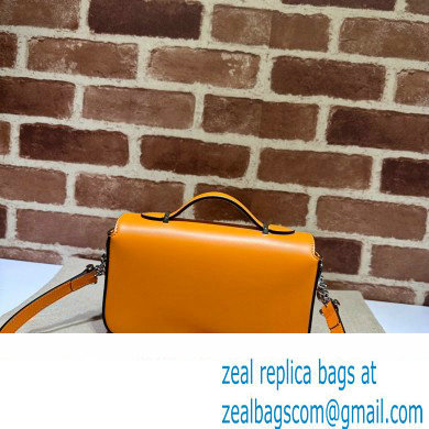 Gucci Petite GG mini shoulder bag 739722 Orange 2023