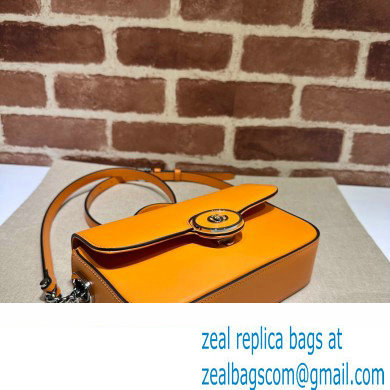 Gucci Petite GG mini shoulder bag 739722 Orange 2023