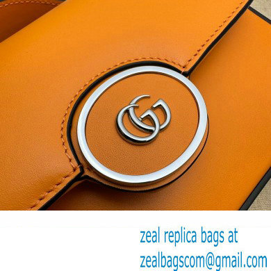 Gucci Petite GG mini shoulder bag 739722 Orange 2023