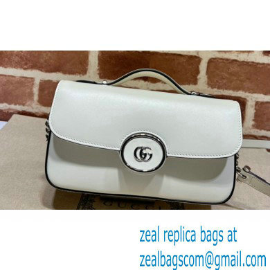 Gucci Petite GG mini shoulder bag 739722 White 2023