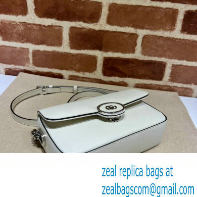 Gucci Petite GG mini shoulder bag 739722 White 2023