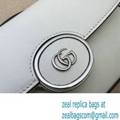 Gucci Petite GG mini shoulder bag 739722 White 2023