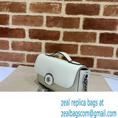 Gucci Petite GG mini shoulder bag 739722 White 2023