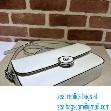 Gucci Petite GG small shoulder bag 739721 Leather White 2023 - Click Image to Close