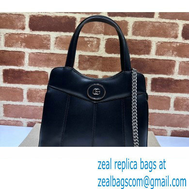 Gucci Petite GG small tote bag 745918 Leather Black 2023