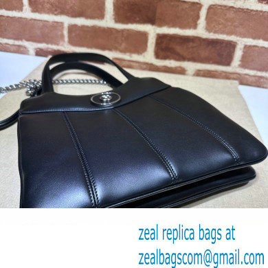 Gucci Petite GG small tote bag 745918 Leather Black 2023