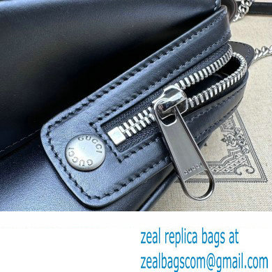 Gucci Petite GG small tote bag 745918 Leather Black 2023 - Click Image to Close
