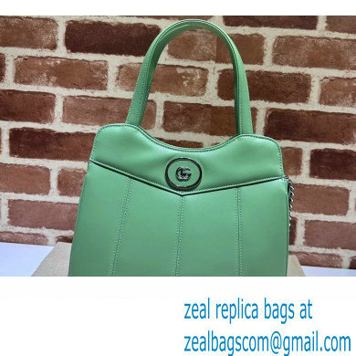 Gucci Petite GG small tote bag 745918 Leather Green 2023