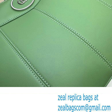 Gucci Petite GG small tote bag 745918 Leather Green 2023