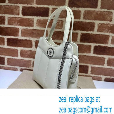 Gucci Petite GG small tote bag 745918 Leather White 2023