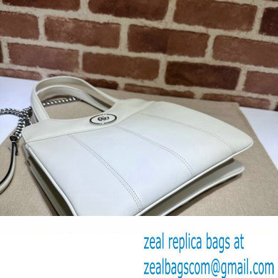 Gucci Petite GG small tote bag 745918 Leather White 2023