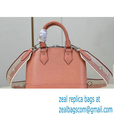 LOUIS VUITTON ALMA BB BAG IN EPI LEATHER M21682 Rose Trianon Pink 2023