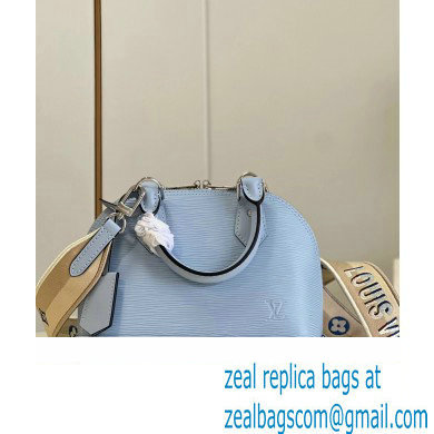 LOUIS VUITTON ALMA BB BAG IN EPI LEATHER M22357 Cloud Blue 2023 - Click Image to Close