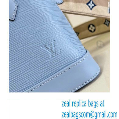 LOUIS VUITTON ALMA BB BAG IN EPI LEATHER M22357 Cloud Blue 2023