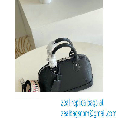 LOUIS VUITTON ALMA BB BAG IN EPI LEATHER M59217 Black 2023