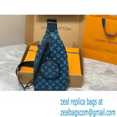 LOUIS VUITTON Duo Slingbag M46562 BLUE 2023 - Click Image to Close