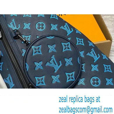 LOUIS VUITTON Duo Slingbag M46562 BLUE 2023 - Click Image to Close