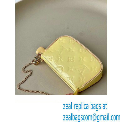 LOUIS VUITTON Mini Pochette Accessoires M81940 Banana Fizz Yellow 2023