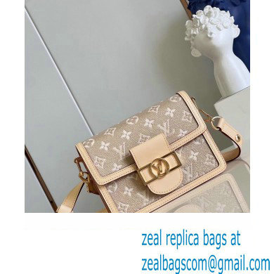 LOUIS VUITTON Monoglam coated canvas Mini Dauphine BAG M22826 2023 - Click Image to Close