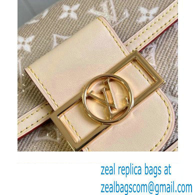 LOUIS VUITTON Monoglam coated canvas Mini Dauphine BAG M22826 2023 - Click Image to Close