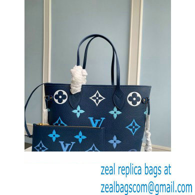 LOUIS VUITTON Neverfull MM tote bag M46514 Bleu 2023