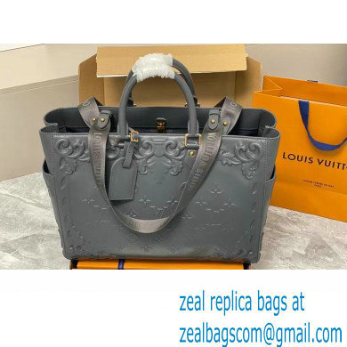 LOUIS VUITTON Sac Plat Tote Bag M21841 GRAY 2023