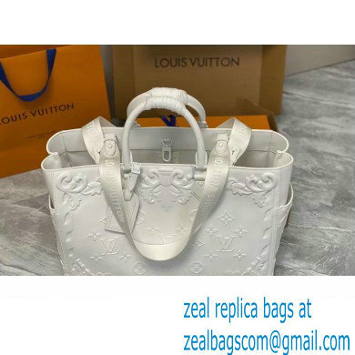 LOUIS VUITTON Sac Plat Tote Bag M21841 WHITE 2023